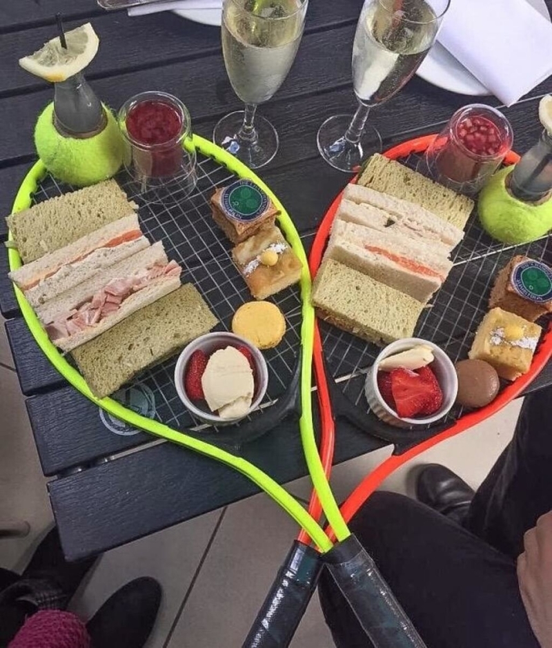 When You Get Hungry at Wimbledon | Twitter/@msleannefraser