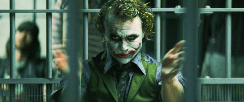 Heath Ledger’s Joker Improvises the Fake Clap in the Prison Scene | Alamy Stock Photo