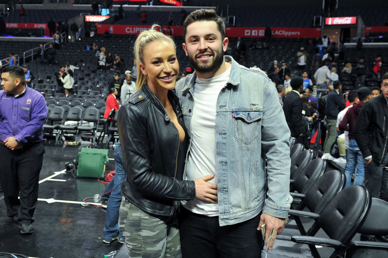 Baker Mayfield & Emily Wilkinson | Getty Images Photo by Allen Berezovsky