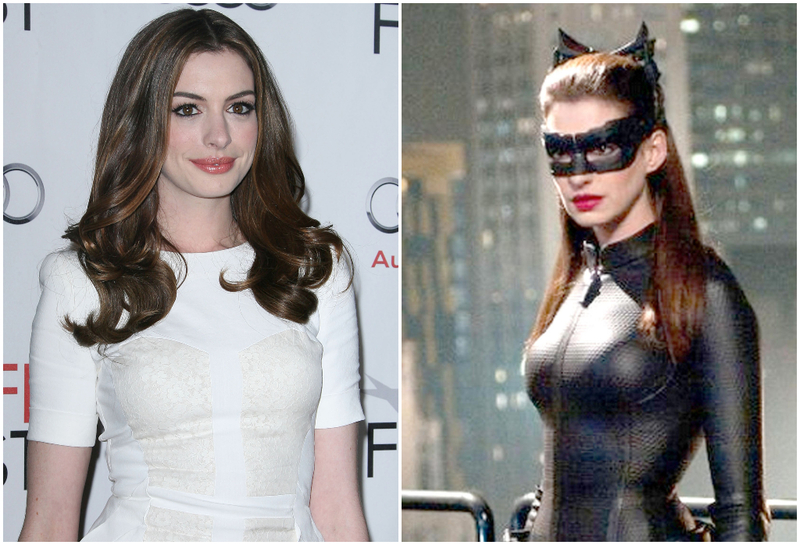 Anne Hathaway Did the Catwalk for “The Dark Knight Rises” | Alamy Stock Photo by WENN Rights Ltd & Pictorial Press Ltd 