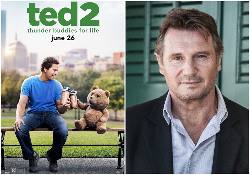 Liam Neeson: Ted 2 | Alamy Stock Photo & Getty Images Photo by Francois Durand