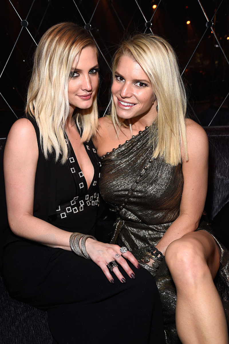 Jessica Simpson & Ashlee Simpson | Getty Images Photo by Frazer Harrison