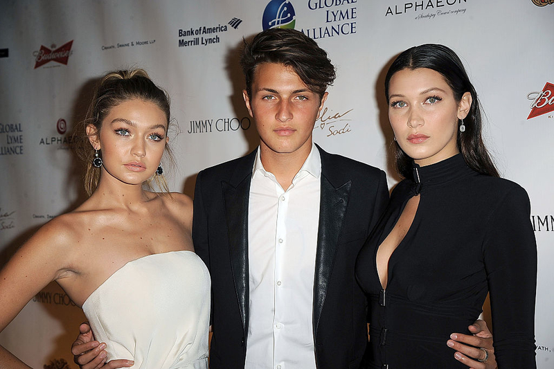  Gigi, Bella & Anwar Hadid | Getty Images Photo By Chance Yeh/Contributor