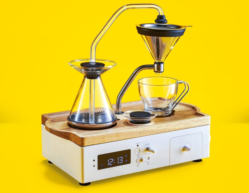 Alarm Clock Coffee Maker by Barisieur Coffee ($499) | Getty Images Photo by Neil Godwin/Procycling Magazine 