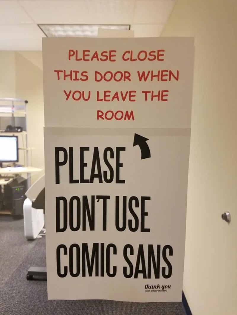 Not So Comic Sans | Reddit.com/kryper