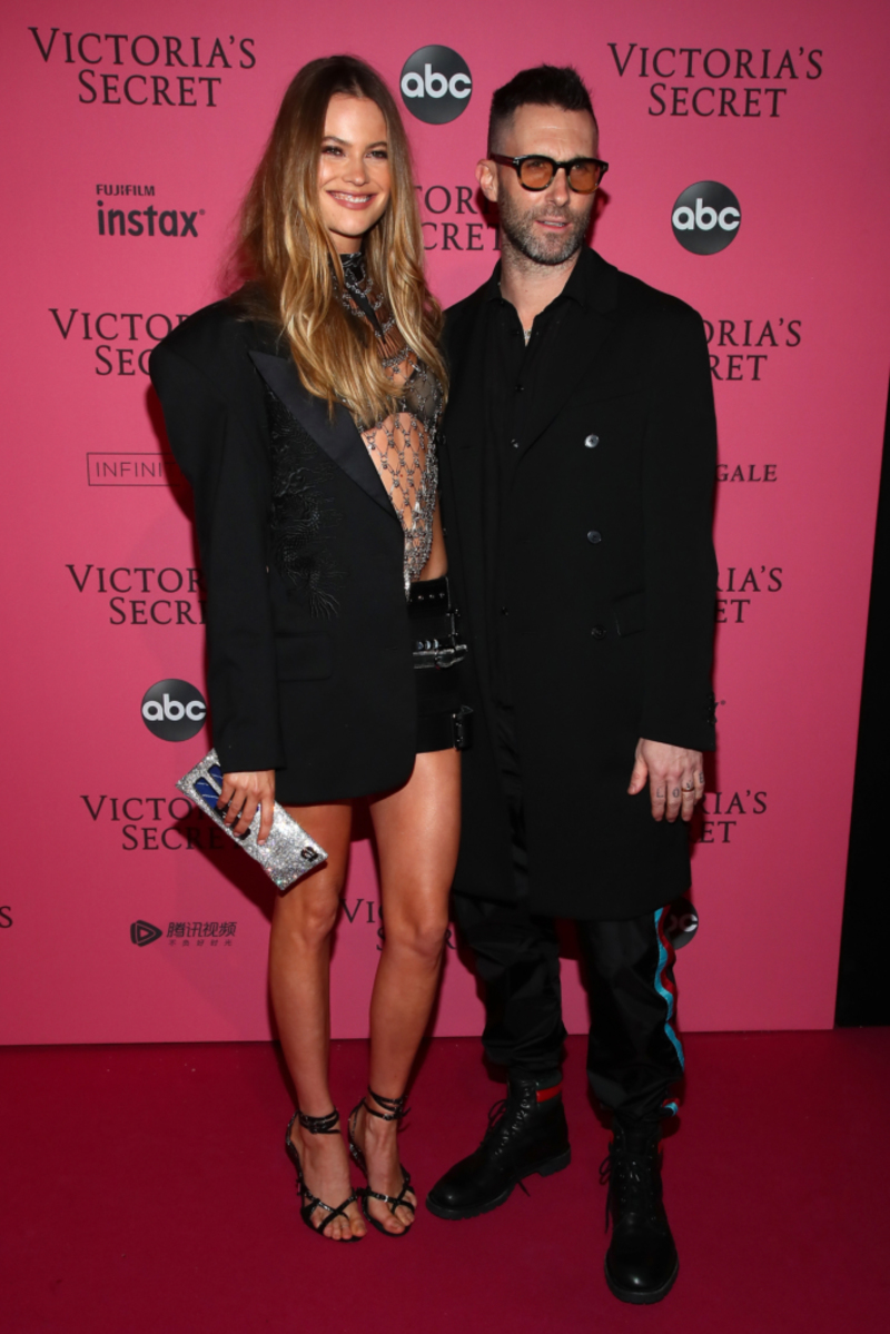 Adam Levine and Supermodel Behati Prinsloo | Getty Images Photo by Astrid Stawiarz