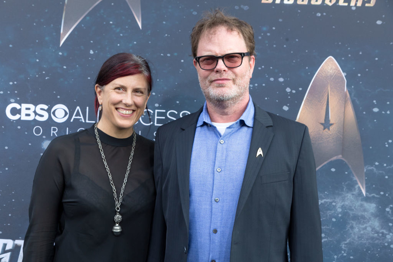Rainn Wilson and Holiday Reinhorn | Getty Images Photo by Greg Doherty/Patrick McMullan 