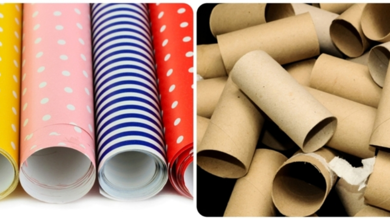 Keep Gift Wrap Neatly Rolled | Shutterstock