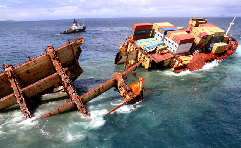 Shipping Containers | Getty Images Photo by Graeme Brown/Maritime New Zealand