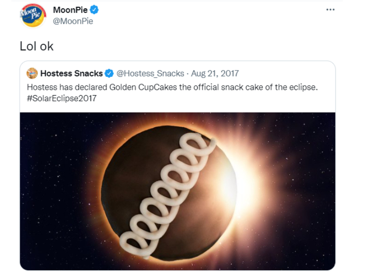 It Was the Obvious Choice | Twitter/@MoonPie