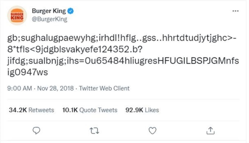 He's the Real King | Twitter/@BurgerKing