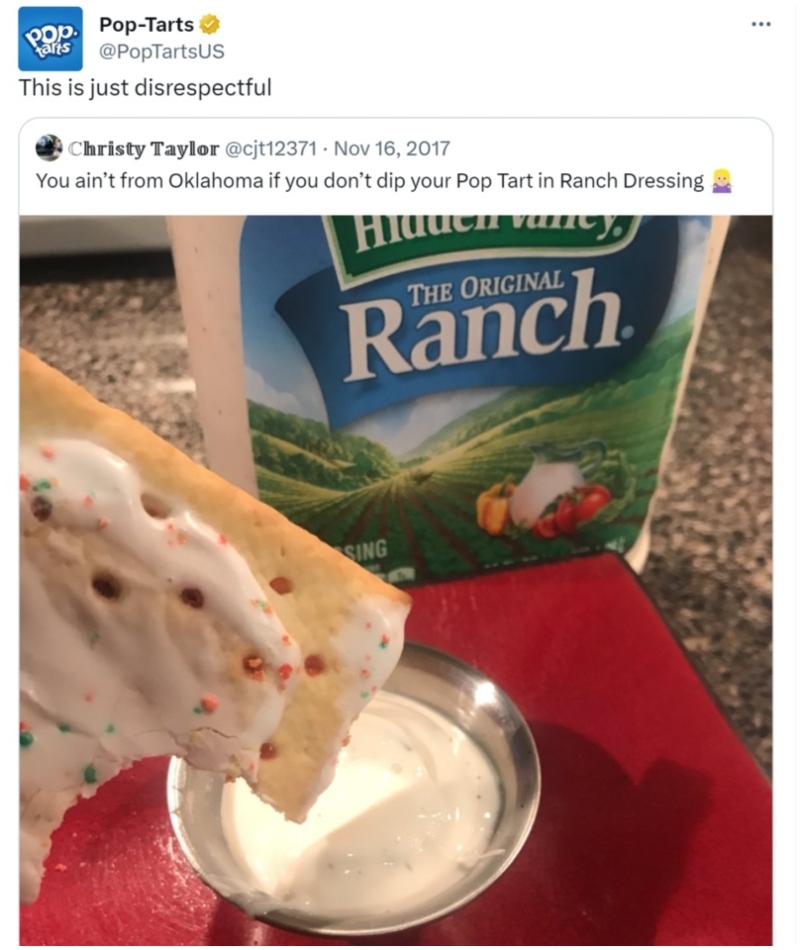 Disrespectful Is One Word For It | Twitter/@PopTartsUS