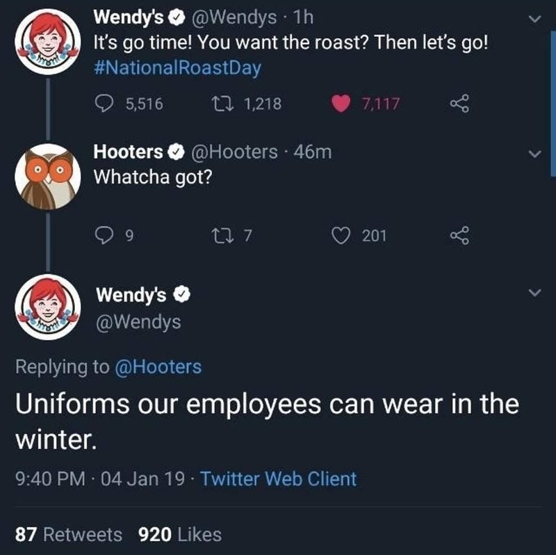 During the Long Cold Months | Twitter/@Wendys