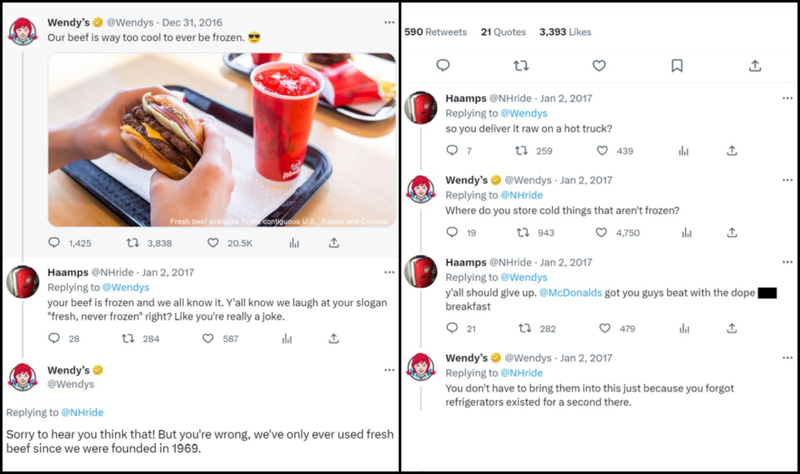 Never Give Them a Chance | Twitter/@Wendys