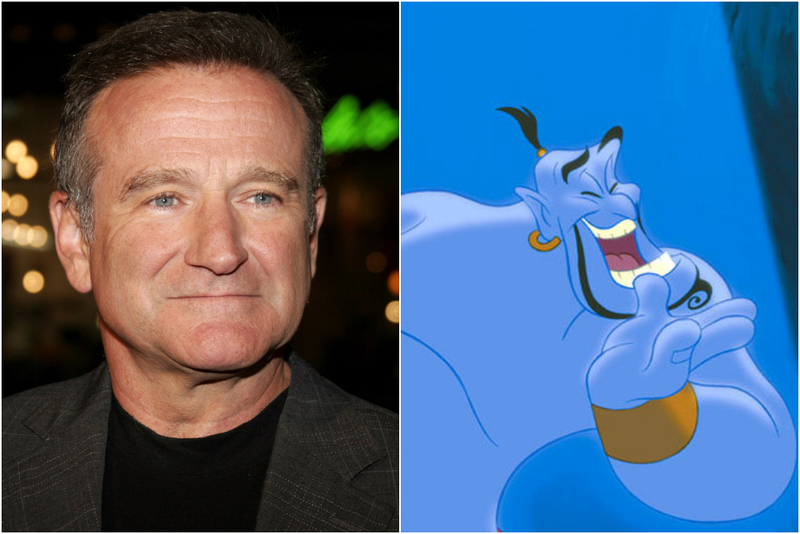 Robin Williams – Aladdin | Shutterstock & MovieStillsDB