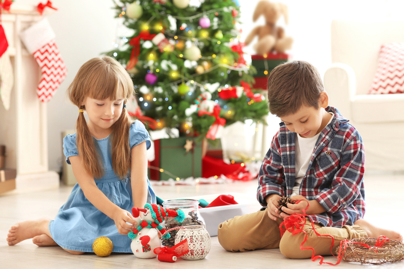Keep the Kids Happy Opening Presents | Shutterstock