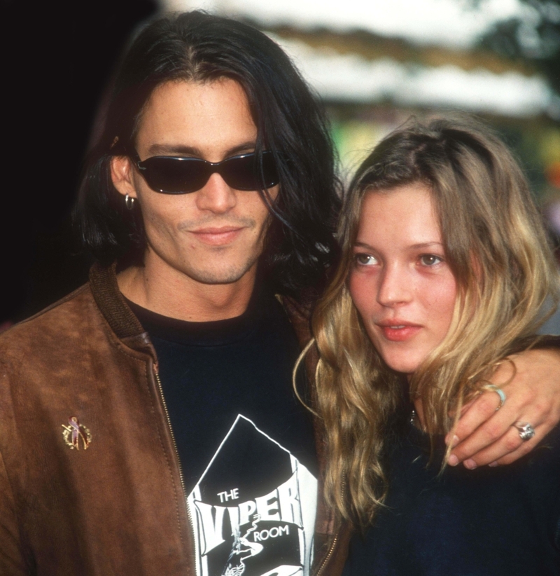 Kate Moss and Johnny Depp | Alamy Stock Photo