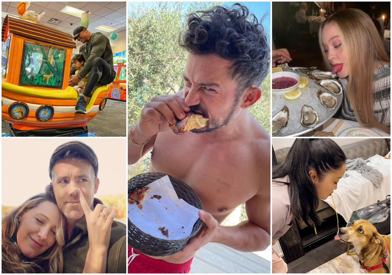 Celebrity Instagram Posts That Are Too Relatable to Ignore | Instagram/@therock & @orlandobloom & @zaralarsson & @blakelively & @lanacondor