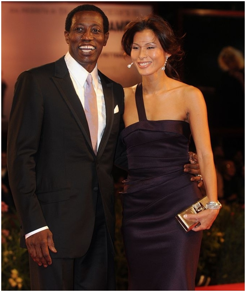 Nikki Park and Wesley Snipes  | Getty Images Photo by Pool CATARINA/VANDEVILLE/Gamma-Rapho