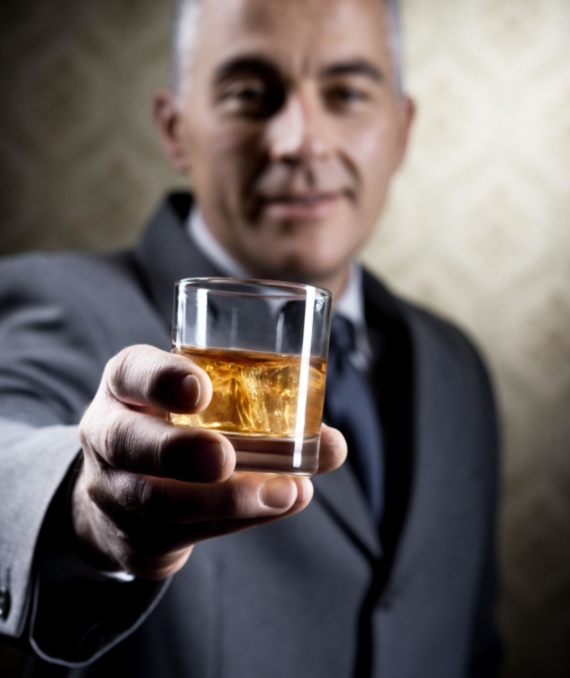 Attention: The Boss is Giving a Toast | Alamy Stock Photo by luciano de polo stokkete 