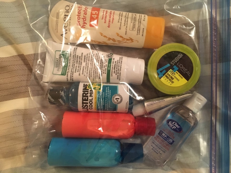 Double-Bag and Tape Toiletries | Reddit.com/GreenFIREtoasT
