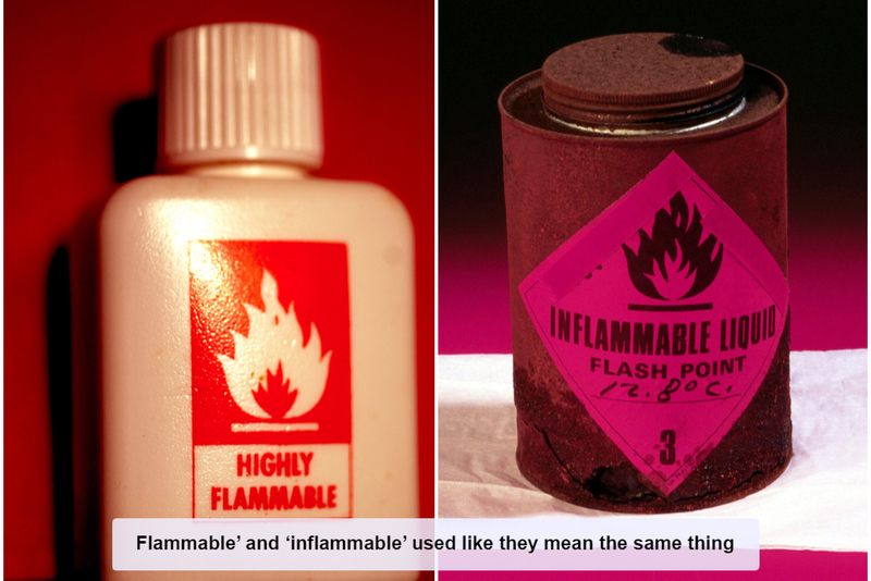 Inflammable | Alamy Stock Photo