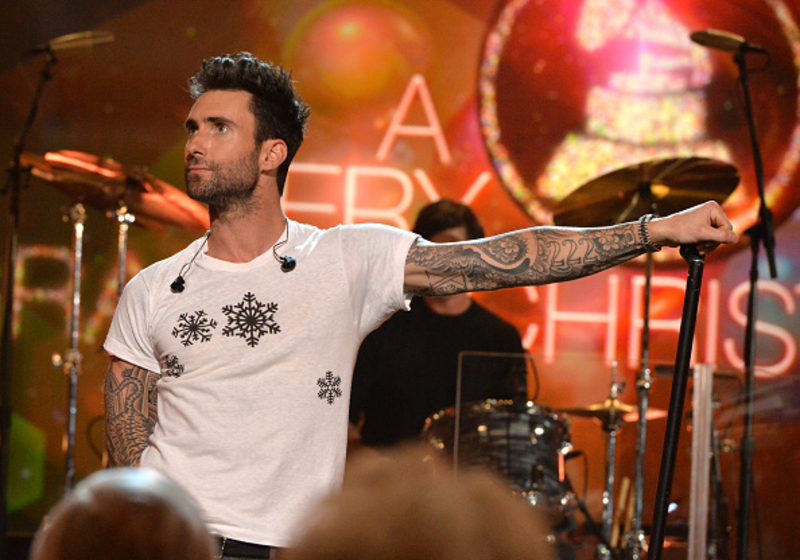 “Happy Christmas (War Is Over)” by Maroon 5 | Getty Images Photo by Lester Cohen/WireImage