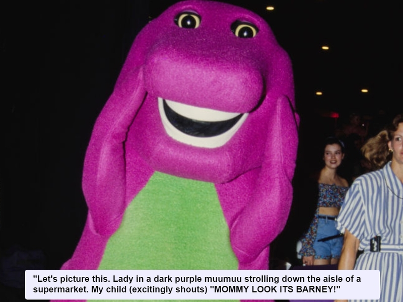Barney the Dinosaur | Getty Images Photo by Michael Ochs Archives