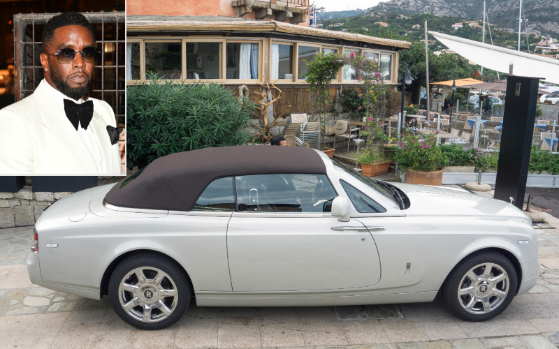 Puff Diddy - Rolls Royce Phantom Drophead Coupe $ 440K | Getty Images Photo by Paras Griffin & Alamy Stock Photo by Helmut Corneli