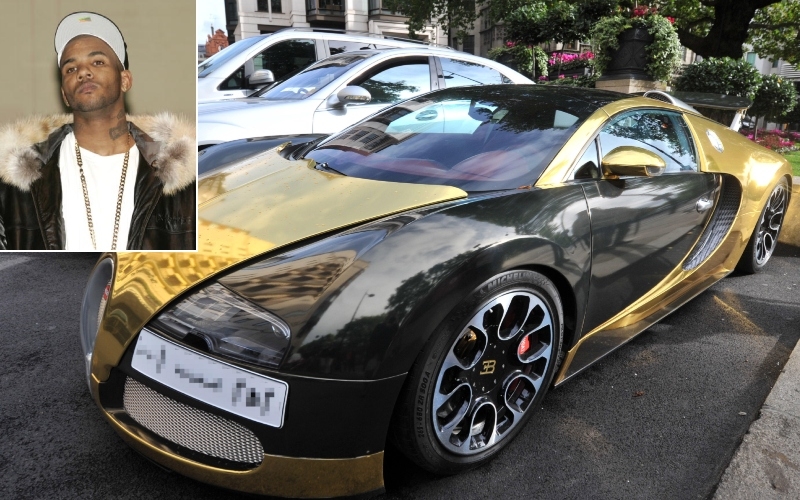 The Game - Bugatti Veyron $ 2.2 millones | Getty Images Photo by Peter Kramer & Alamy Stock Photo by WENN Rights Ltd