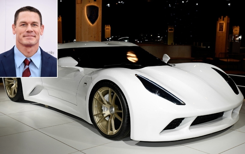 John Cena - Ford GT $400,000 | Getty Images Photo by Amanda Edwards/WireImage & Didier Messens