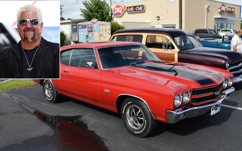 Guy Fieri - Chevrolet Chevelle $70K | Getty Images Photo by Frazer Harrison & Alamy Stock Photo by Marvin McAbee
