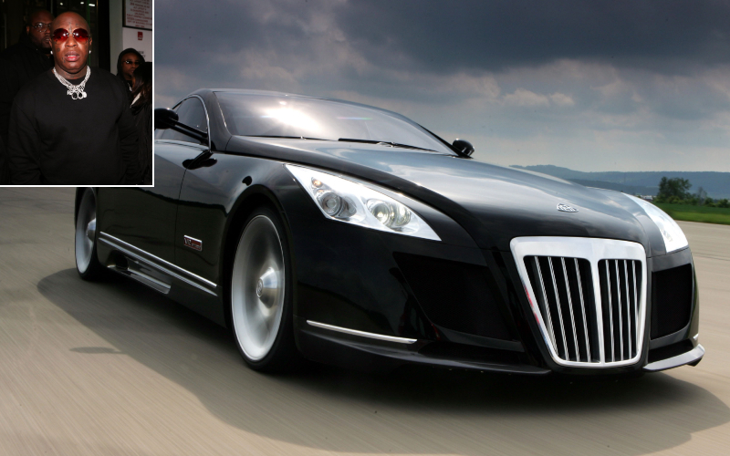 Birdman - Maybach Exelero $8.8 millones | Getty Images Photo by Johnny Nunez/WireImage & Alamy Stock Photo by culture-images GmbH/Hans Dieter Seufert