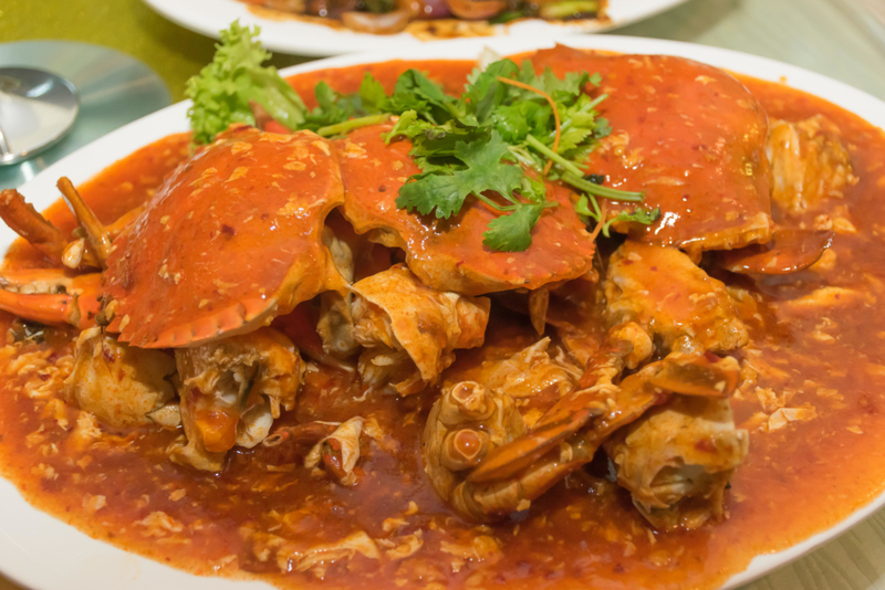 Singaporean Chilli Crab | Alamy Stock Photo by StockPixel Photography 