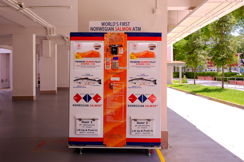 Frozen Salmon Vending Machines | kandl stock/Shutterstock