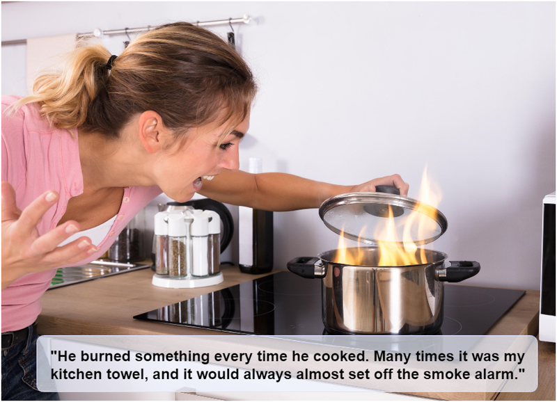 Roommate on Fire | Alamy Stock Photo