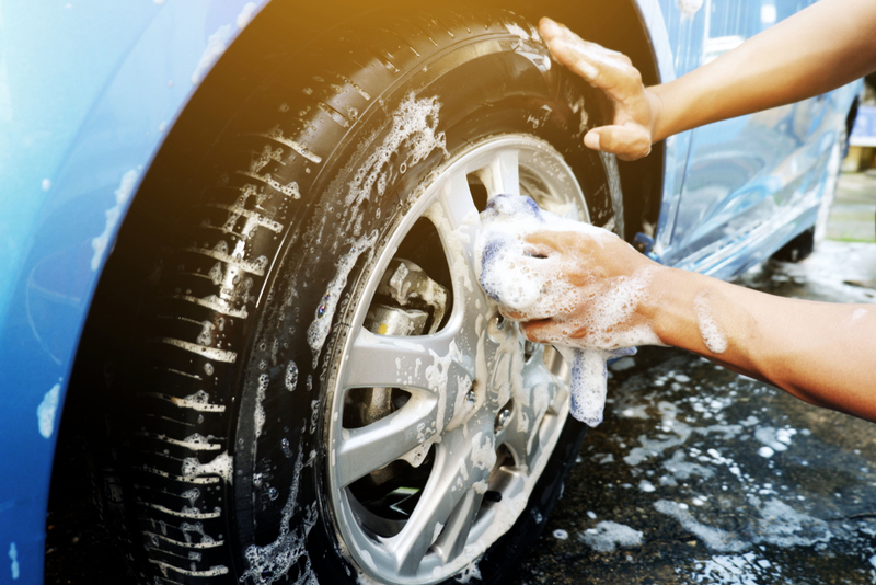 Use Bleach to Get Shining Black Tires | Shutterstock Photo by MASTER PHOTO 2017