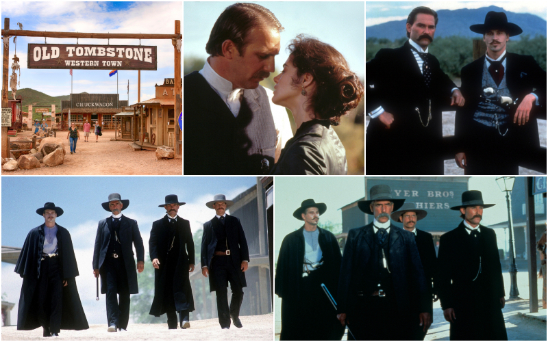 A Look Behind the Scenes of the Classic Western Drama “Tombstone” | Alamy Stock Photo by Images-USA & Entertainment Pictures & Photo12 & BUENA VISTA/AJ Pics & Moviestore Collection Ltd