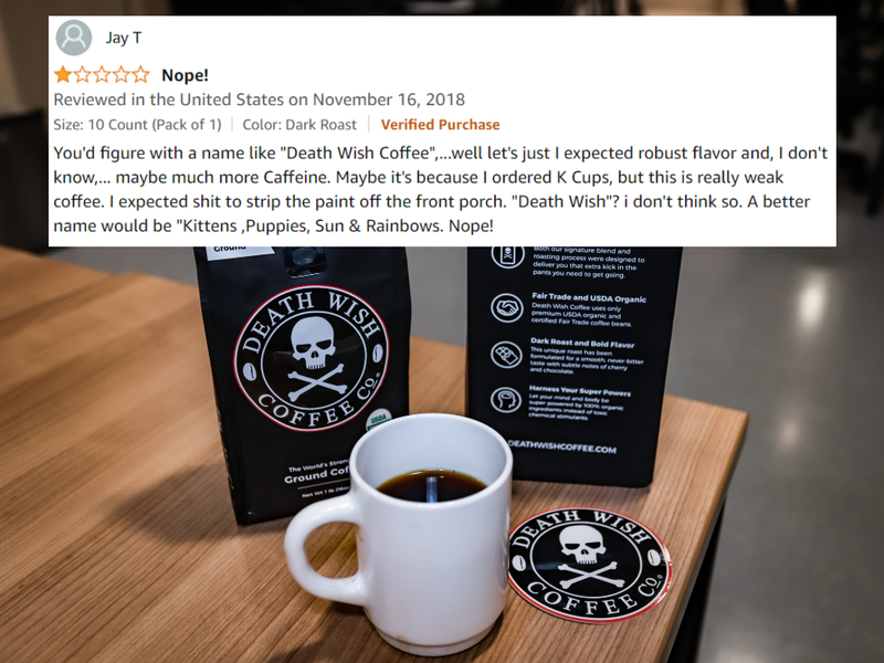 Death Wish Single Serve Coffee Pods | Shutterstock