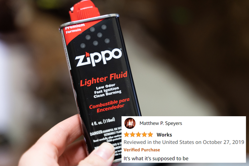 Zippo 4 Oz. Lighter Fluid | Shutterstock