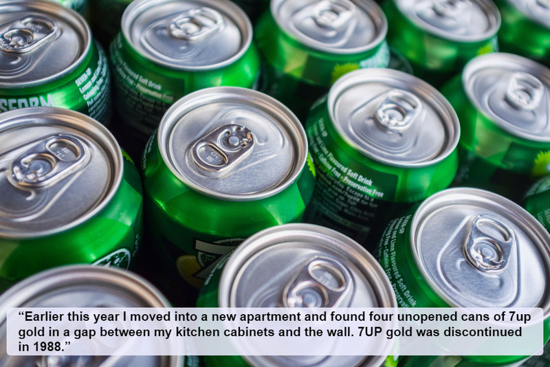 Old 7up Cans | Alamy Stock Photo