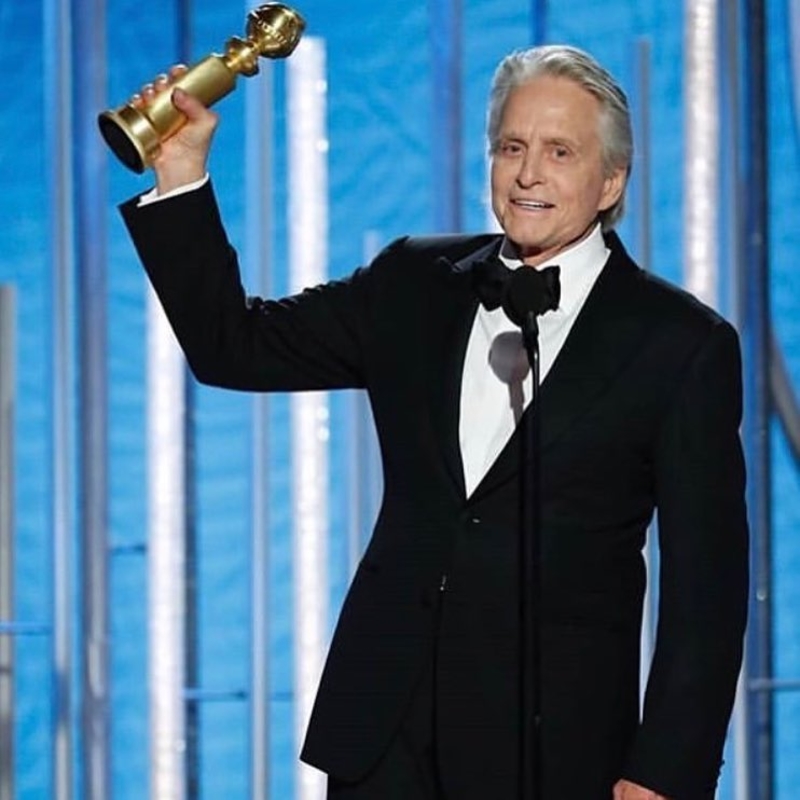 Michael Douglas | Instagram/@michaelkirkdouglas & Getty Images Photo by Paul Drinkwater/NBCUniversal