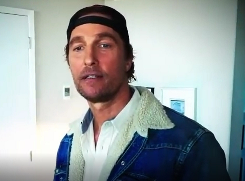 Matthew McConaughey | Instagram/@officiallymcconaughey