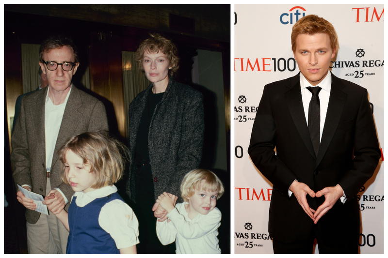 Der Sohn von Mia Farrow: Ronan Farrow | Getty Images Photo by Time Life Pictures/DMI/The LIFE Picture Collection & Shutterstock Photo by Debby Wong
