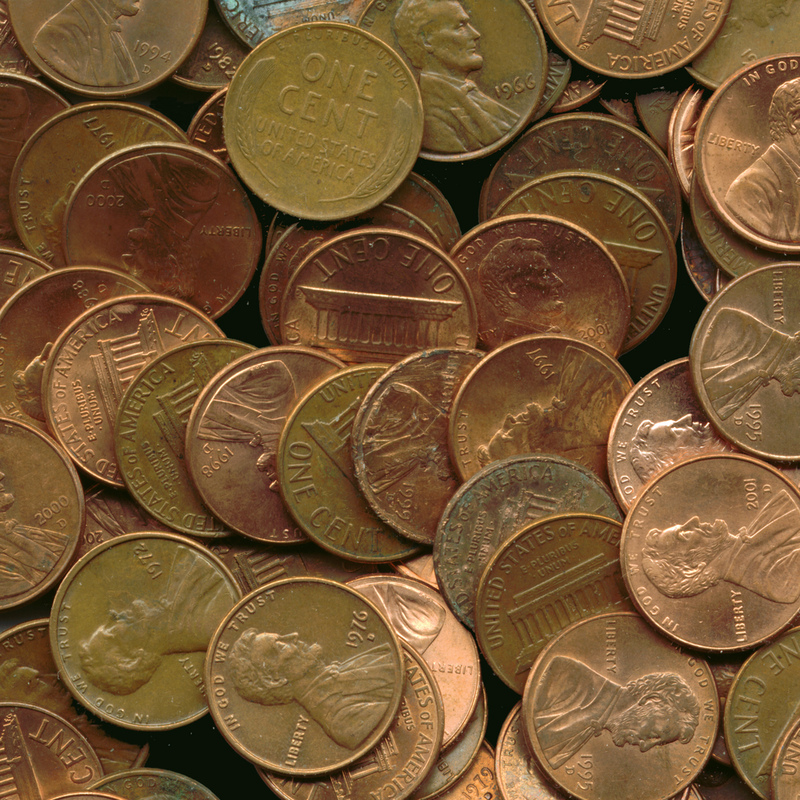 The Man Who Cashed Out 45 Years Worth of Pennies | Shutterstock
