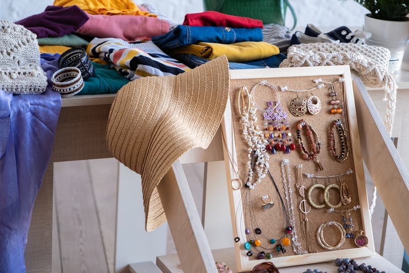 Use a Corkboard to Store Jewelry | Shutterstock Photo by Fotoksa