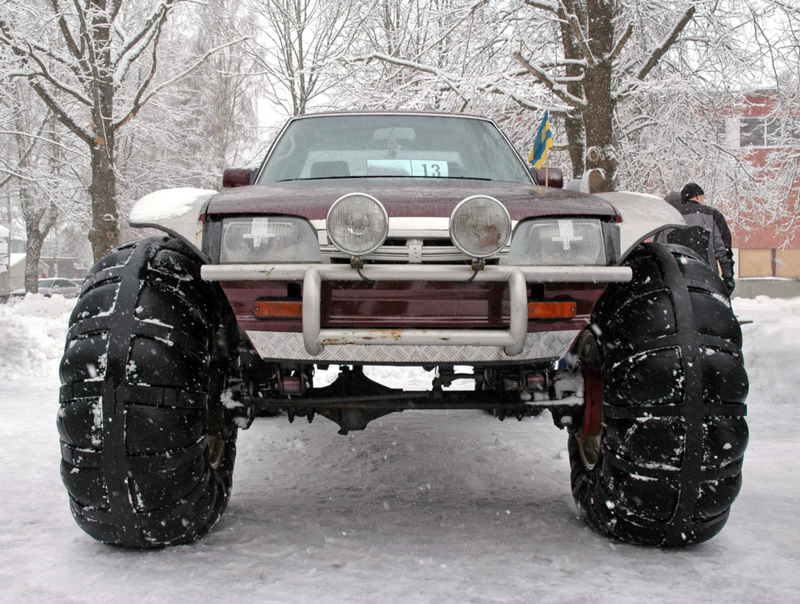 A Winter Truck | Alamy Stock Photo