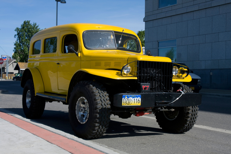Yellow Monster truck | Alamy Stock Photo