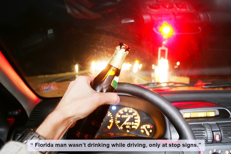 Only Drinking at Stop Signs | Shutterstock