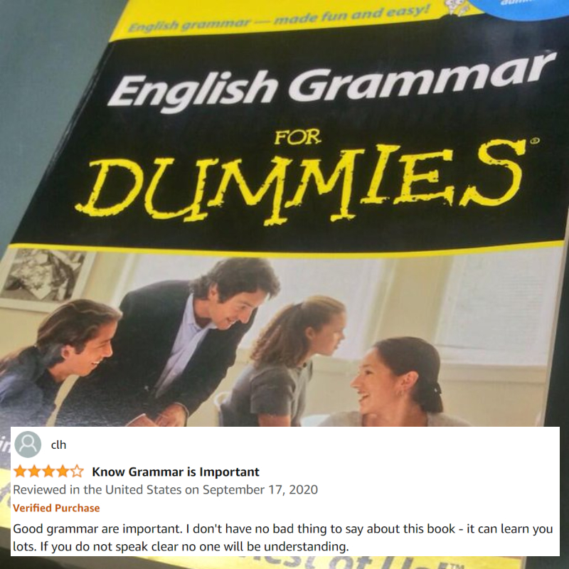 English Grammar for Dummies | Twitter/@Ashleigh_PR